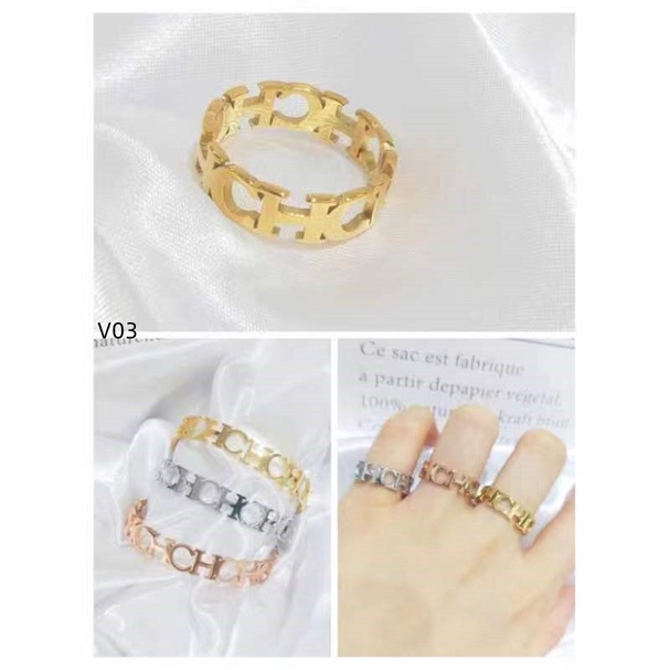 Cincin Titanium Permata Perhiasan Fashion V01-03