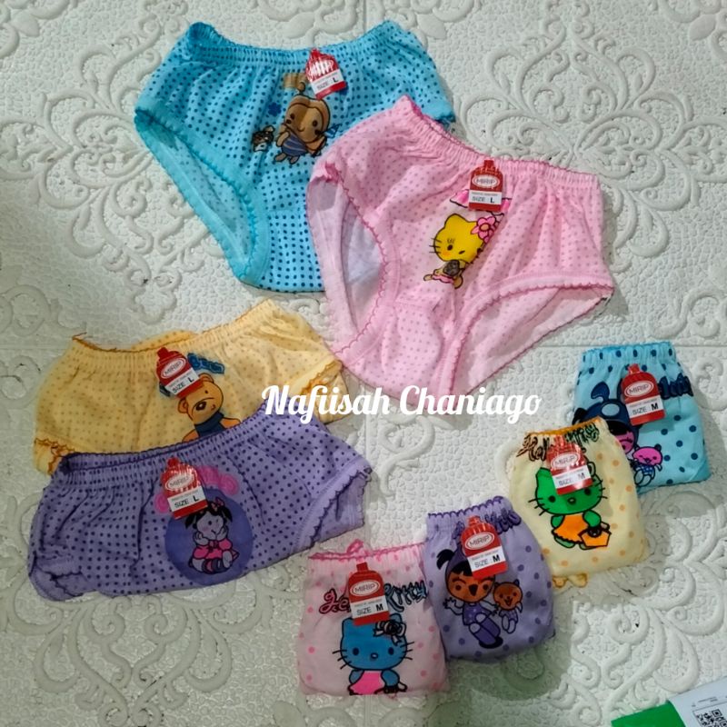 CELANA DALAM ANAK PEREMPUAN MIRIP SABLON,CD BABY SABLON MURAH MERIAH