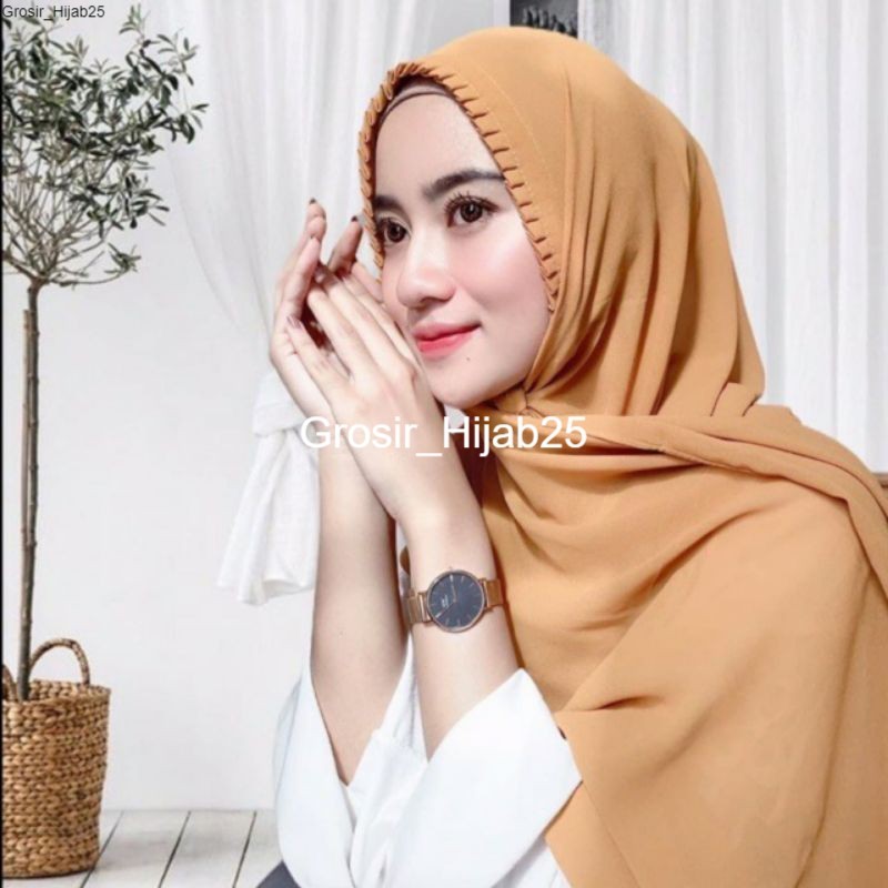 Pashmina tali kcb /Pasmina tali lipit / Pashmina lipit kcb diamond / Kerudung Wanita