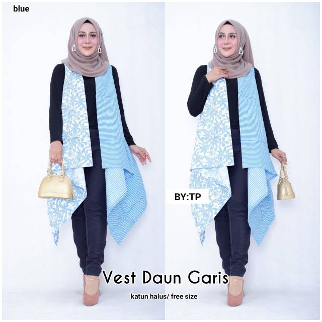 Vest daun garis