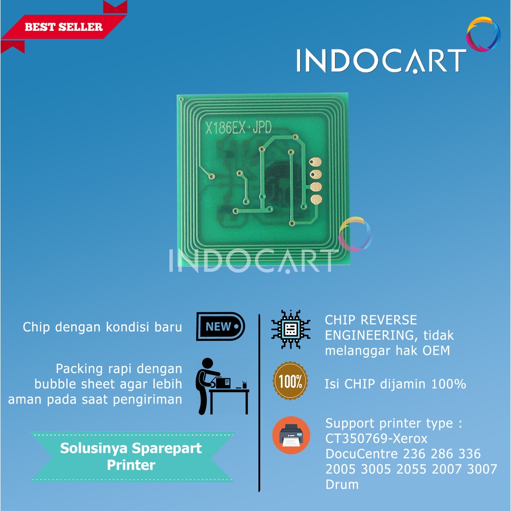 Chip CT350769-Xerox DocuCentre 236 286 336 2005 3005 2055 Drum-65K