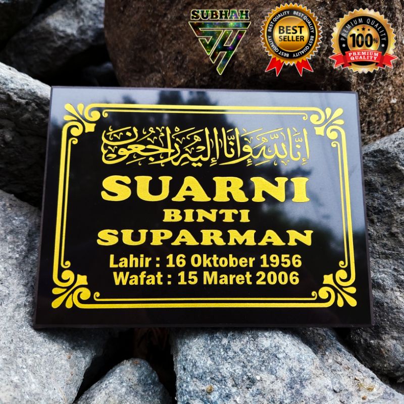 batu nisan granit / batu nisan / granit / terlaris / free / packing