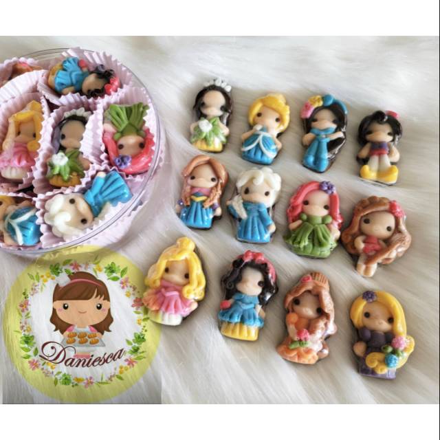 

.CTB Coklat karakter disney princess dan aladin lucu unik enak halal ( DS BGR )