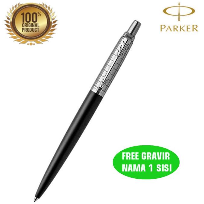 

---Terbartu--- Parker Jotter Premium BondStreet Black Grid CT BP