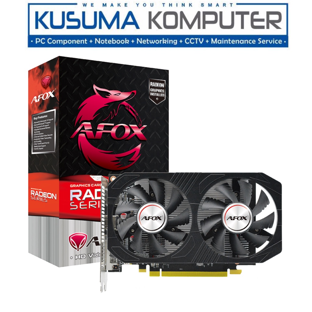 VGA AMD AFOX Radeon RX 550 4GB GDDR5