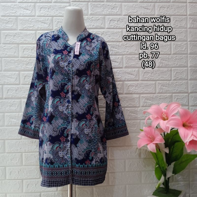 PRELOVED BAJU BATIK WANITA / (PART 1) / PL ATASAN BATIK WANITA / BAJU BEKAS-41