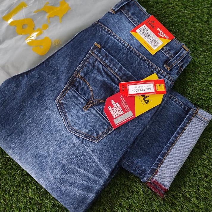 NF7 PROMO SALE CUCI GUDANG Celana Jeans Lois Pria Premium 100% Size 27-38 Original Denim Selvegde Reguler Fit Model - Lois Asli Cowok Kekinian✩ (Stok Banyak)Ready ➲