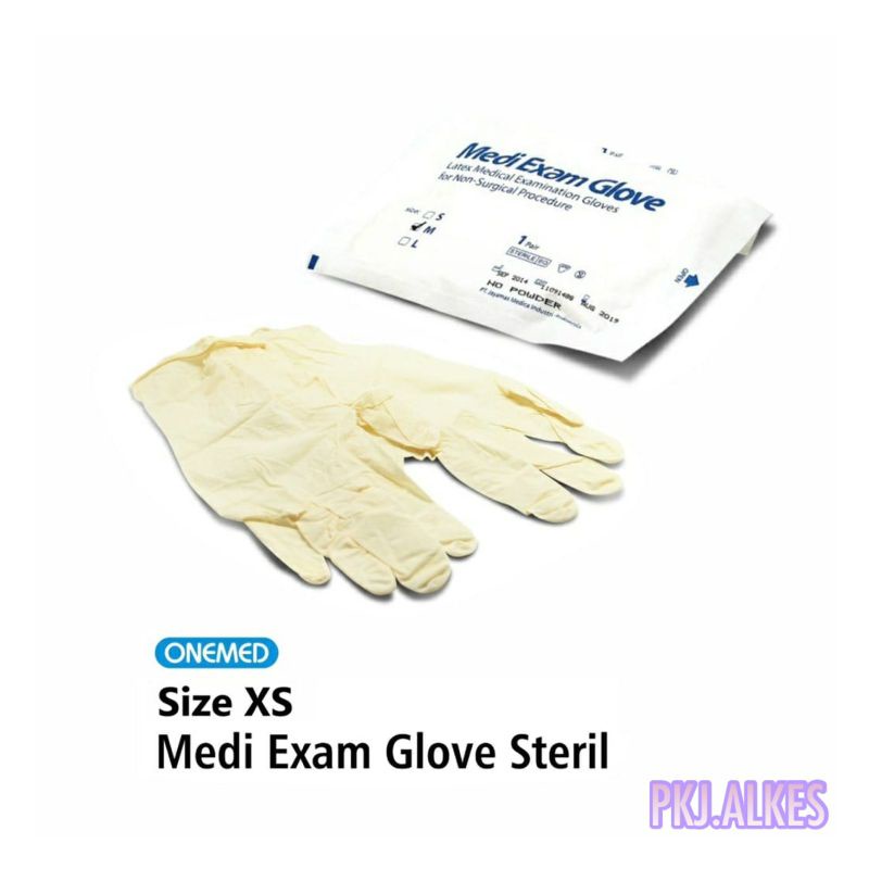 SARUNG TANGAN STERIL MEDI EXAM 1 PASANG