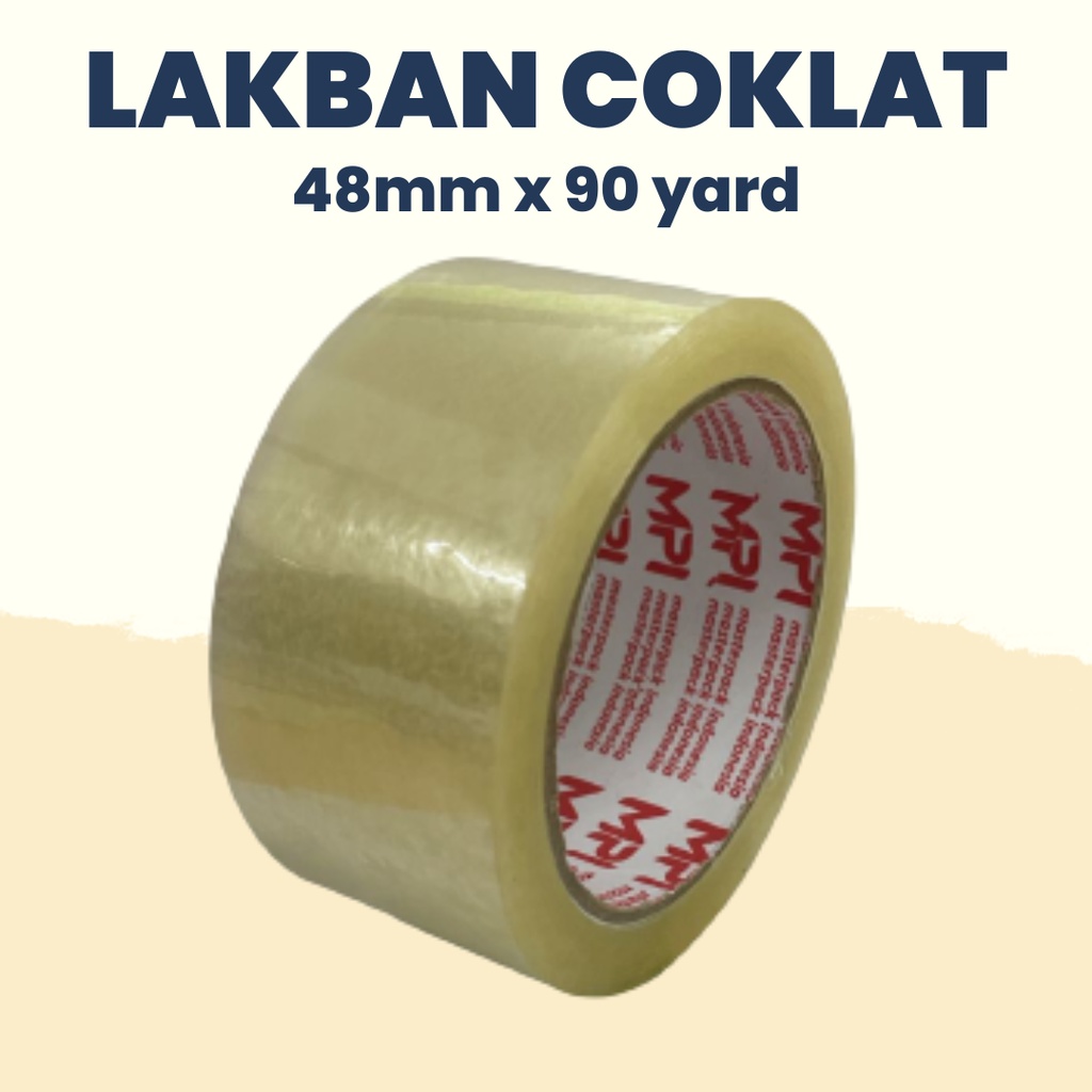 

Lakban Bening - Coklat | 48mm x 90 Yard