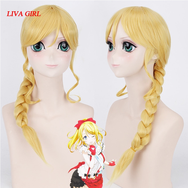 PREORDER LoveLive Love Live Cosplay Wig Eli Ayase Costume Play Adult Wigs Halloween Anime Hair  pl40
