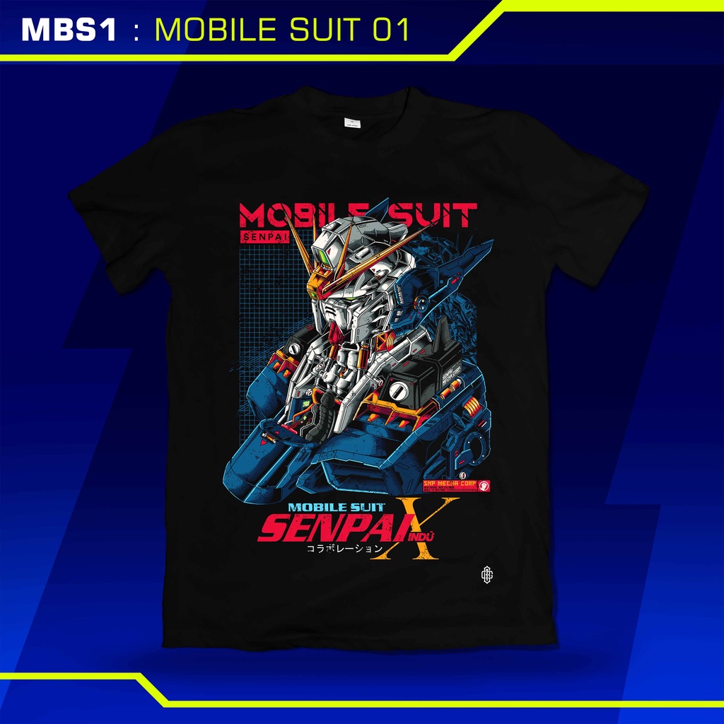 KAOS MOBILE SUIT SENPAI, Kaos  Dewasa &amp; Anak