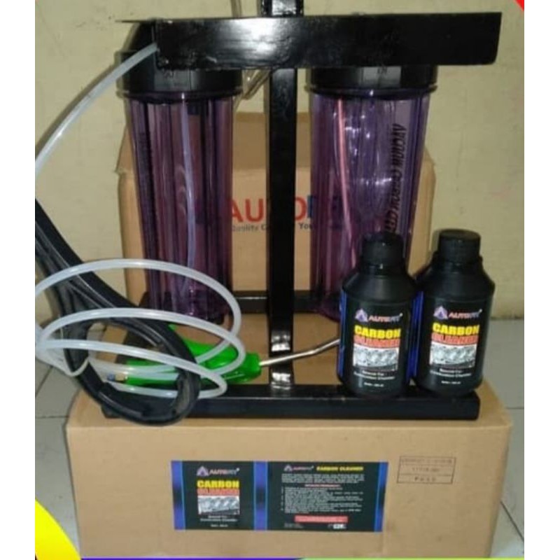 Paket Gurah Mesin Carbon Clean 300ml 1 dus (24 botol ) dan Alat vacum 2 Tabung