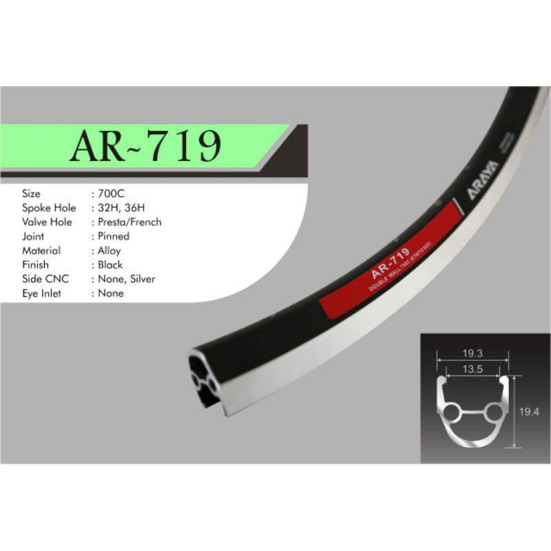 VELG RIMS 700 32H ARAYA