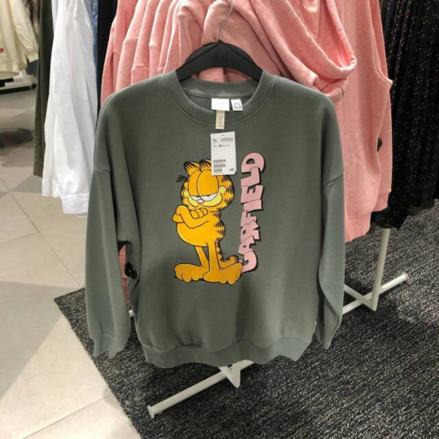 garfield sweater h&m