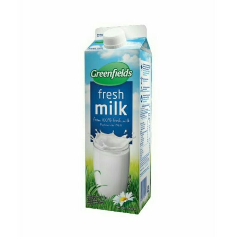 

Greenfields Fresh Milk Pasteurisasi Full Cream/Coklat/Strawberry 950Ml