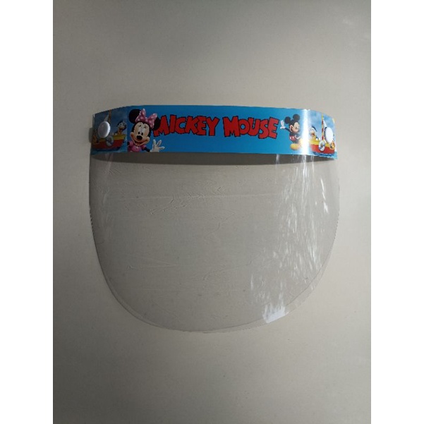 Face Shield Karakter anak Random Dan Mickey Mouse