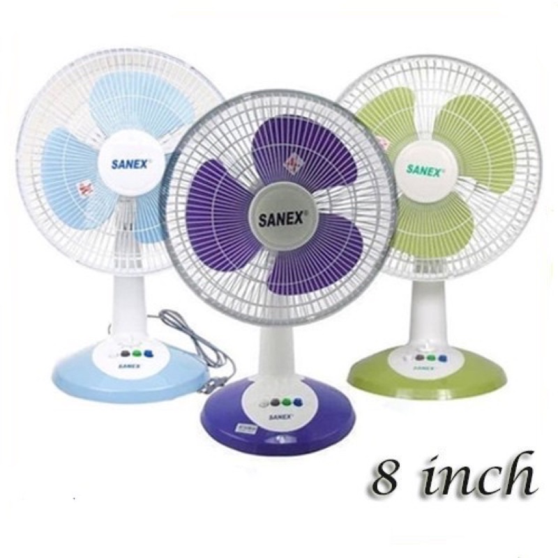 DESK FAN SANEX 8 INCH / KIPAS ANGIN MEJA 8 INCH SANEX