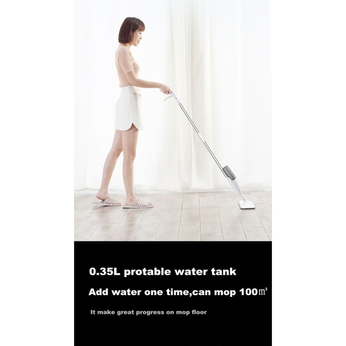 Deerma Water Spray Mop 360 Rotating Rod Clean Tool for smart Home Pel Semprot TB500 Pelan Lantai Anti Becek Cepat Kering Praktis