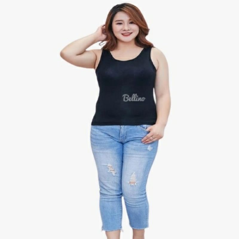 KAOS SINGLET OLAHRAGA / KAOS OLAHRAGA WANITA 3L Tanktop Jumbo Tali Lebar XXL Tank Top  Tentop Big