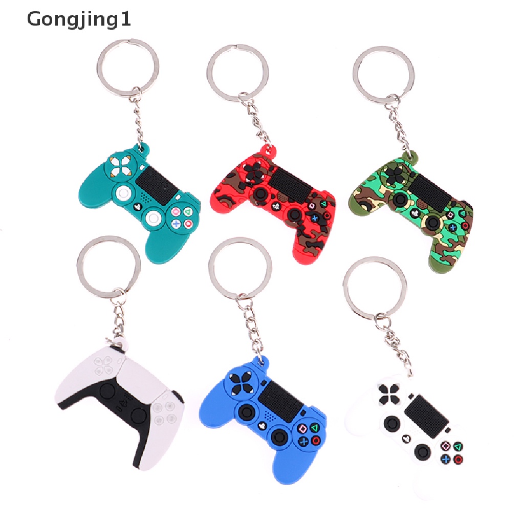 Gongjing1 Gantungan Kunci Gamepad Joystick Game Konsol PS4