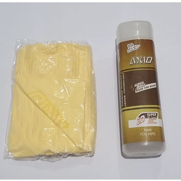 PROMO Lap Kanebo AXIO 3D Teknologi Jepang SUPER GLOSS Mobil Motor ORIGINAL BEST PREMIUM Quality