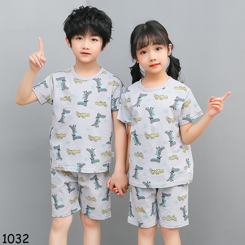 LPL1. Baju Tidur Anak Lengan Pendek Cowok / Baju Tidur Lengan Pendek dan Celana Pendek