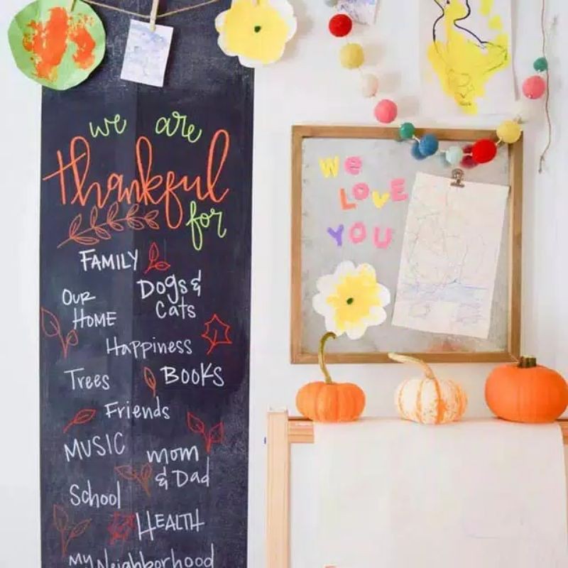 

Wall Sticker Papan Tulis Tempel (Free Kapur/Spidol)