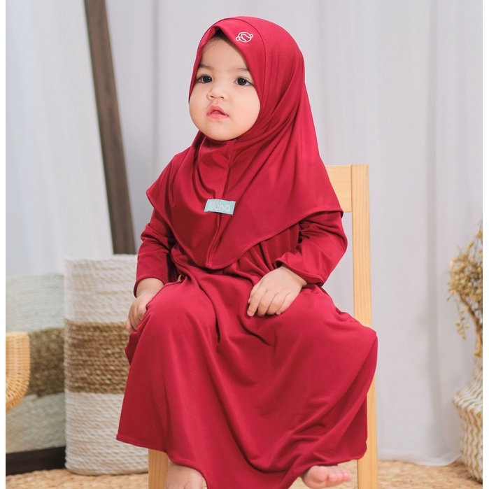 AISKA gamis bayi polos daily nuha / gamis bayi perempuan