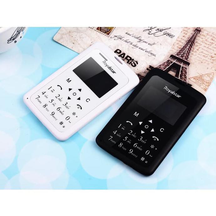 Royalstar Credit Size Handphone Mini Kecil  - W102 - White Ready