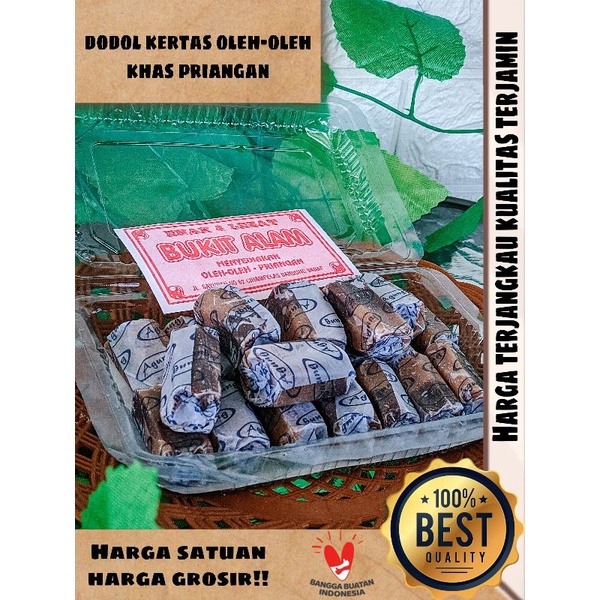 

BUKITALAM-Dodol kertas, Dodol garut, Wajik cililin, Wajit cililin, Jajanan murah, Cemilan oleh-oleh khas priangan 330gram