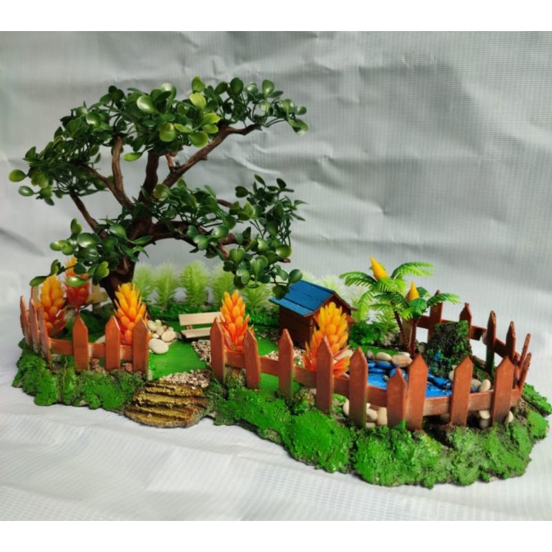 Jual Hiasan aquarium diorama taman BD02 | Shopee Indonesia
