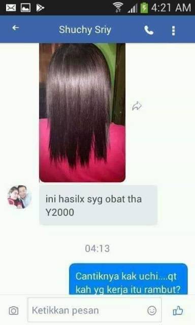 Y2000 pelurus rambut