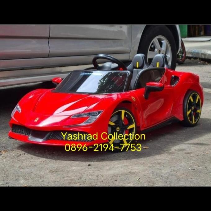 Mainan Mobil Aki Anak Anak PMB 6188 Ferrari Varsa