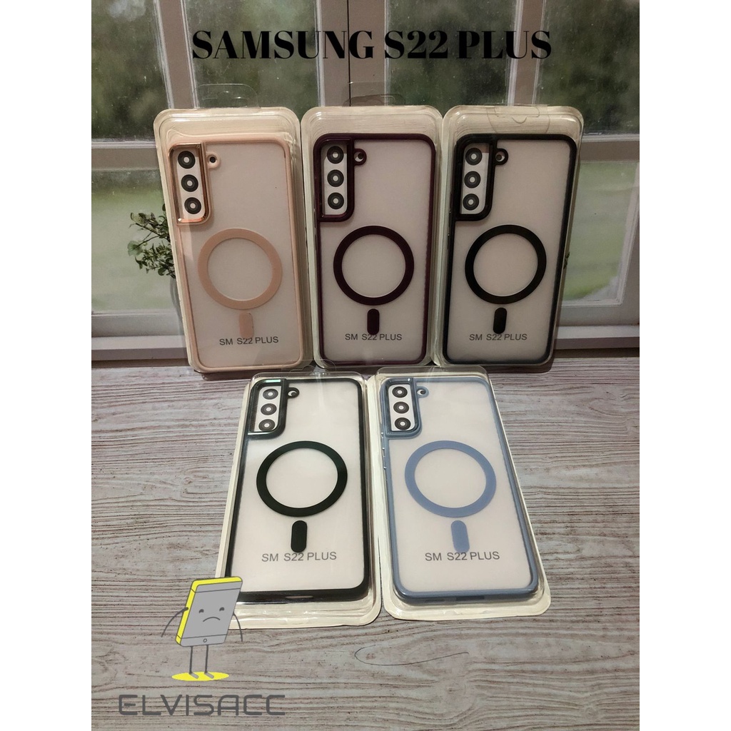 CASE SAMSUNG GALAXY S22 PLUS CASE ORIGINAL MAGSAFE PLUS RING METAL CASING SAMSUNG SOFT HARD CASE