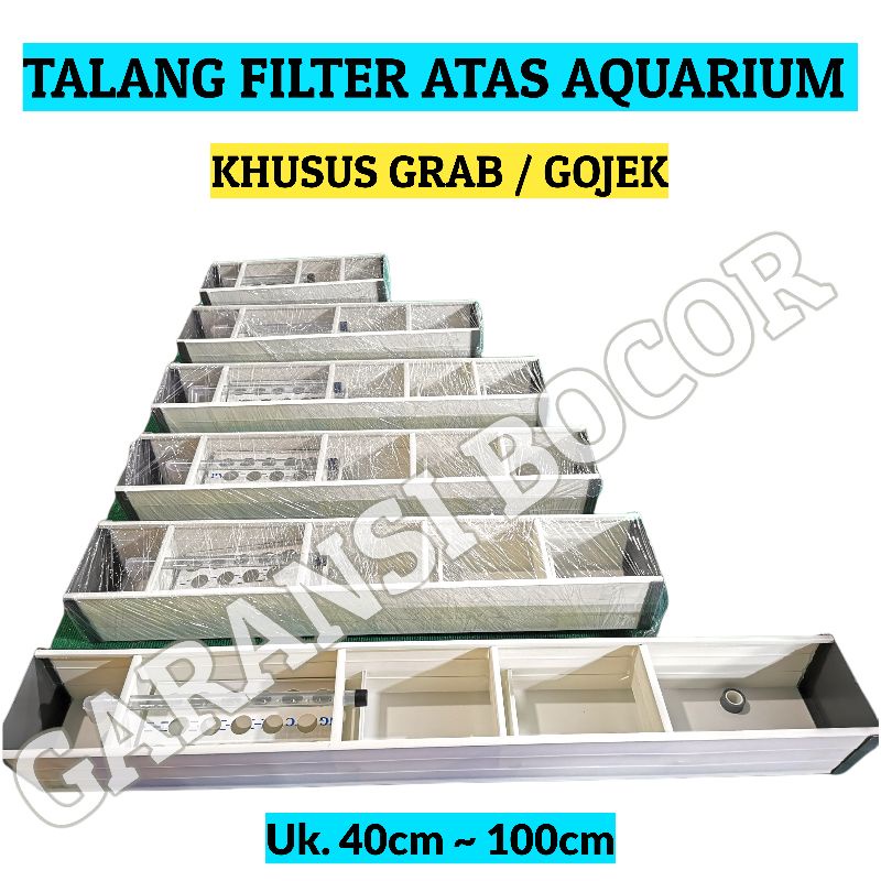 Filter Talang / Talang Filter 40-100 cm / Top Filter Talang Aquarium / Box Filter Aquarium