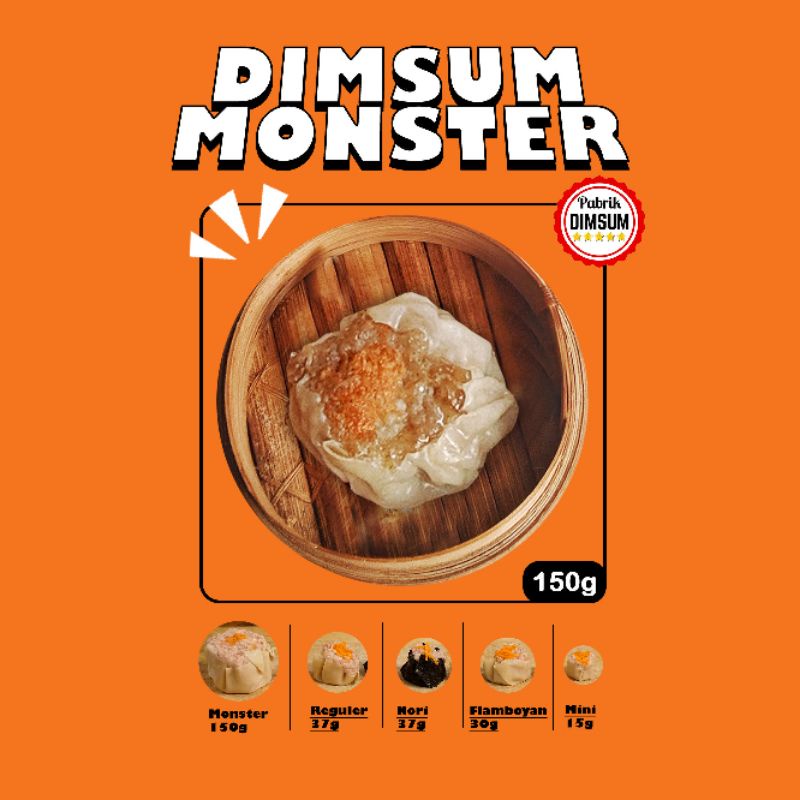 Dimsum Monster ukuran Raksasa Pabrik Dimsum