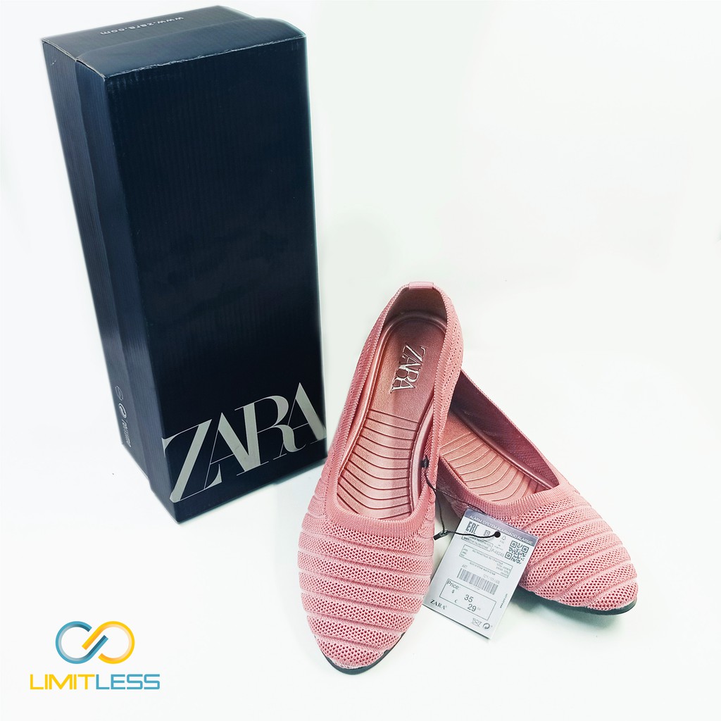 Flat Shoes Zara Laily  Fashionable Model Balerina Phylon Sepatu Kerja Nyaman