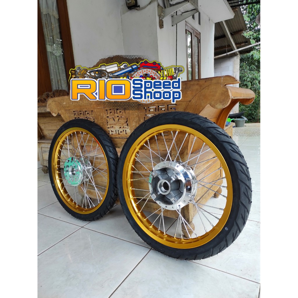 VELG JARI JARI RING 17 CB 150R OLD PAKETAN SET PLUS BAN