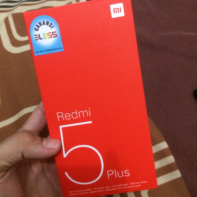 Xiaomi redmi 5 plus 3/32 black - second nego