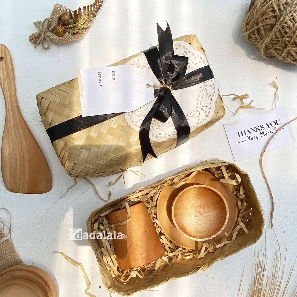 DADALALA Hampers &quot;SHINTA&quot; Kado Pernikahan / Gift Box / Parcel / Hadiah/ Souvenir Dari Kayu