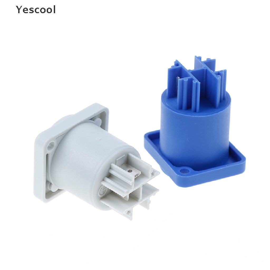 Yescool NAC3FCA  3 Pin Female Panel PowerCon Socket Audio Connector Socket 20A/250V .