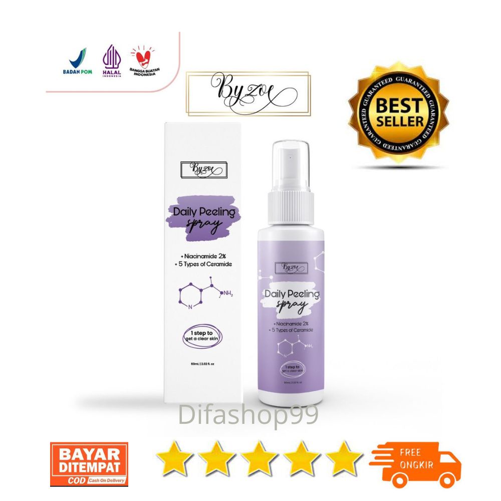 Byzoe Daily Peeling Spray for Scar and Underarm Pembasmi bekas luka Menyamarkan bekas luka