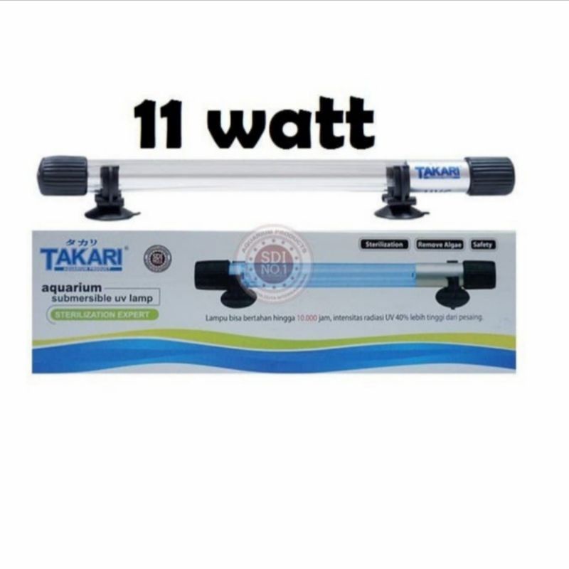TAKARI UV 11Watt lampu uv celup aquarium