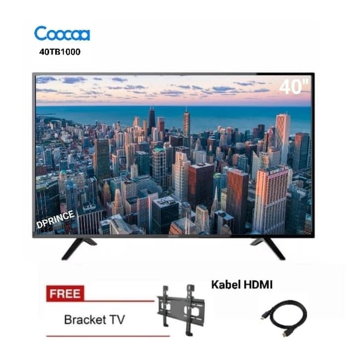 Stok Terbaru COOCAA LED TV 40 INCH FHD 40TB1000 garansi panel 3 thn new 2019 Spesial
