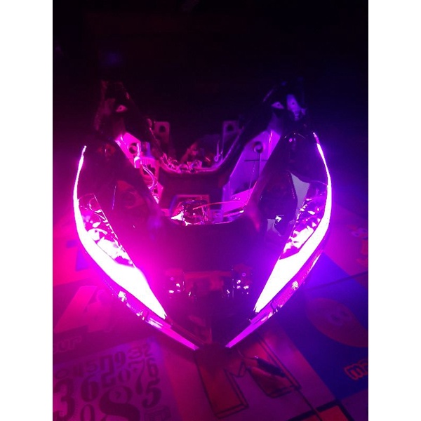 LED alis eagle eyes drl motor led alis motor mobil warna 12volt model pipih bukan bulat Panjang 30 Cm-2