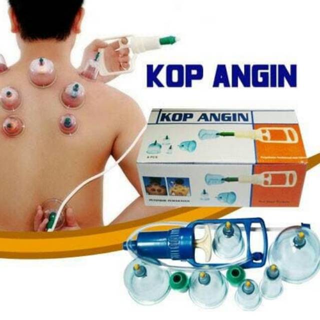 Kop angin ..alat bekam kop isi 6 pcs