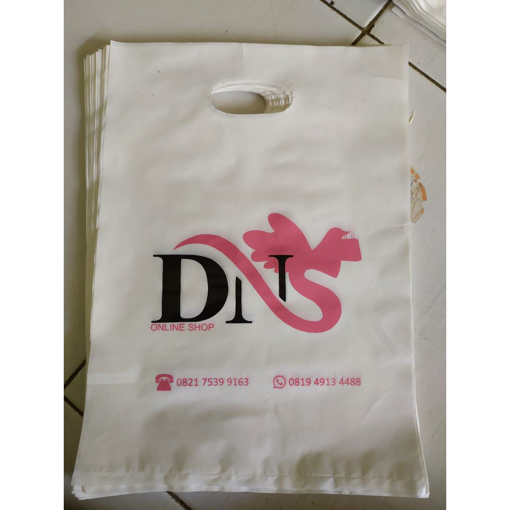 PACKING PLASTIK HD PLONG SABLON 2 WARNA UK 20x30 PROMO SABLON PLASTIK