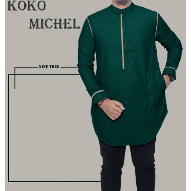 KEMEJA KOKO MICHAEL 7 warna