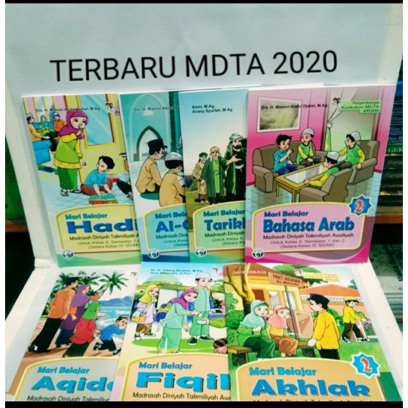 Paket Buku MDTA Kelas 2 Kurikulum 2020 Setara Kelas 4 SD