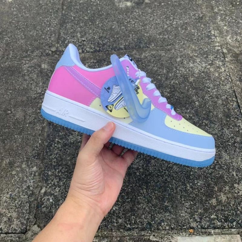 Air Force 1 UV Reactive Swoosh Kualitas Impott